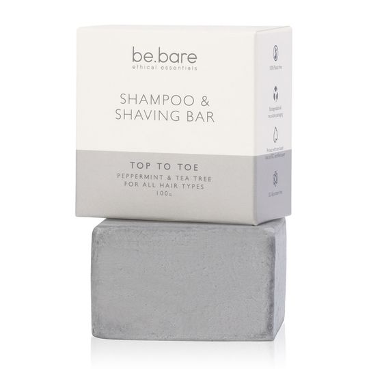 Be Bare Top to Toe Shampoo & Shaving Bar