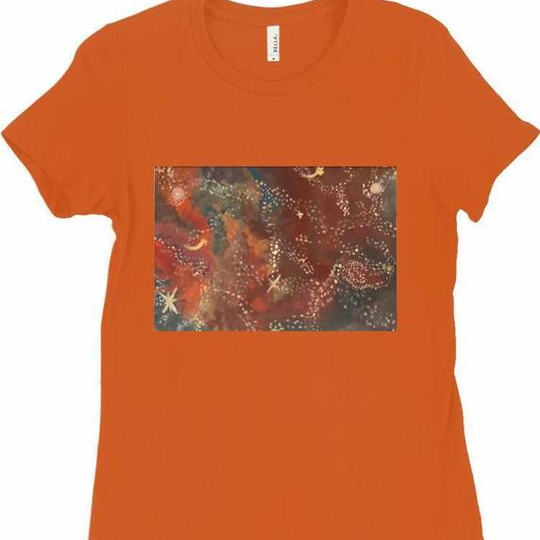 Abstract Galaxy Orange