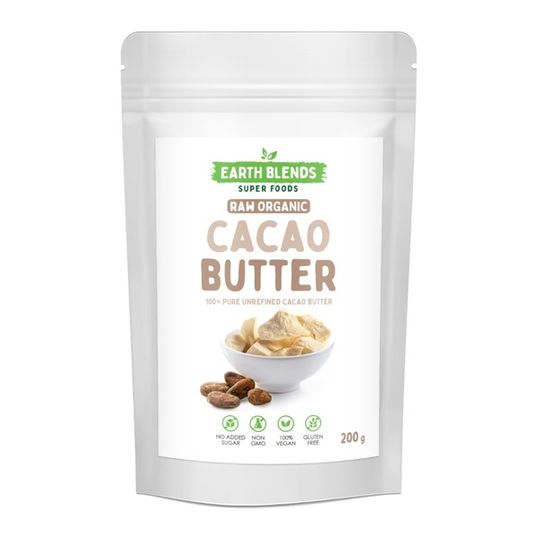 Earthblends Organic Cacao Butter - (200g)