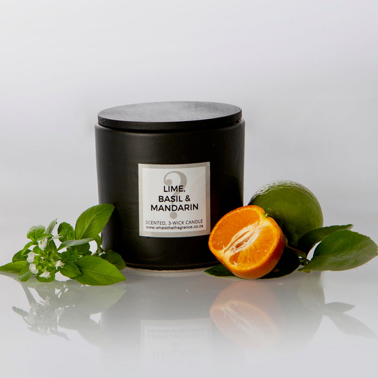 Mandarin Basil & Lime Scented Candle