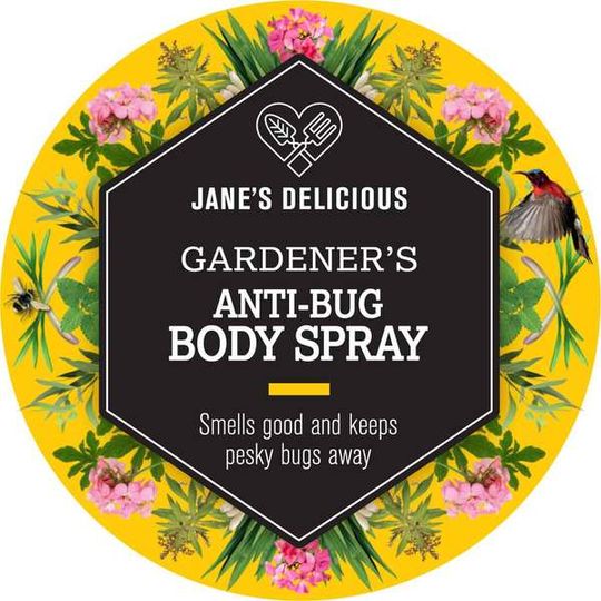 Jane's Delicious Gardener's Anti-Bug Body Spray 100ml