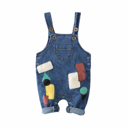 Patch overall jean