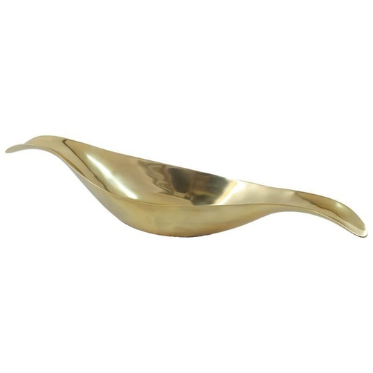 Large Gold Metal Decor Bowl