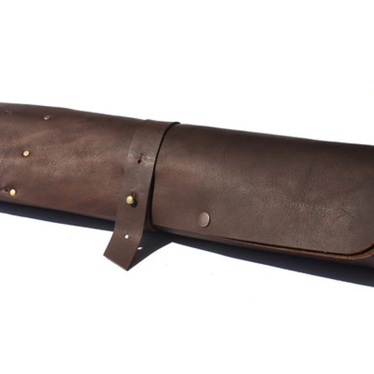 Genuine Leather Knife Roll-up