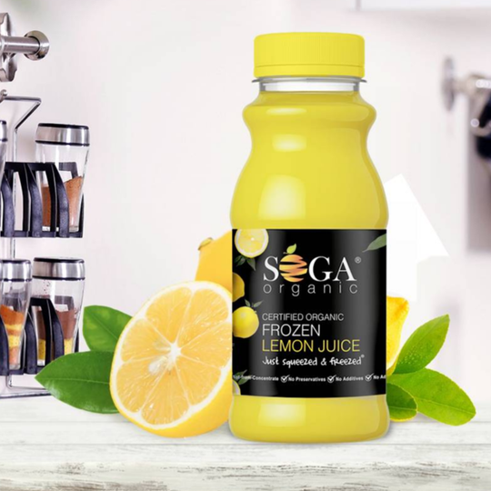SOGA Organic Frozen Lemon Juice (250ml)
