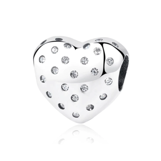 CZ Heart Charm