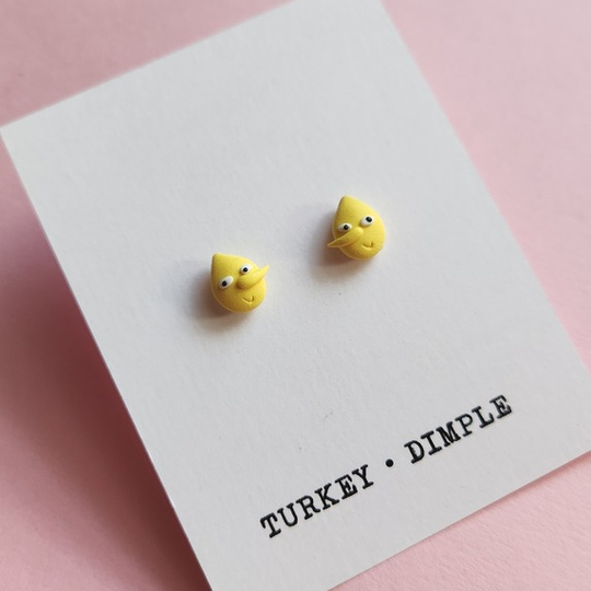 Lemon Grab Studs