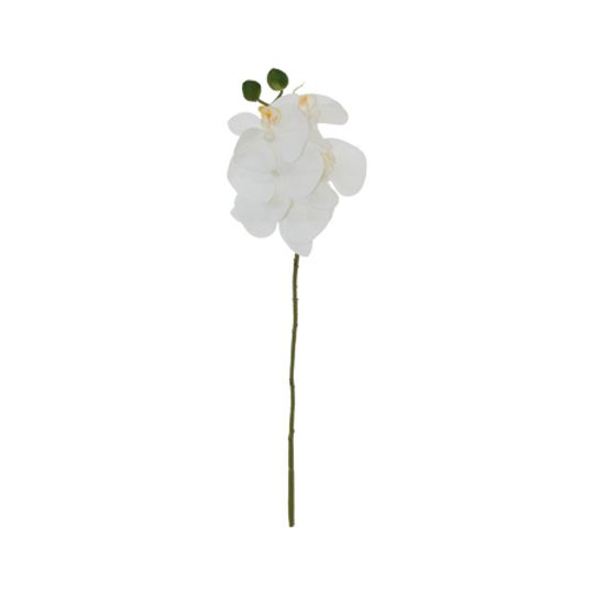 Real Touch Artificial White Orchid Single stem
