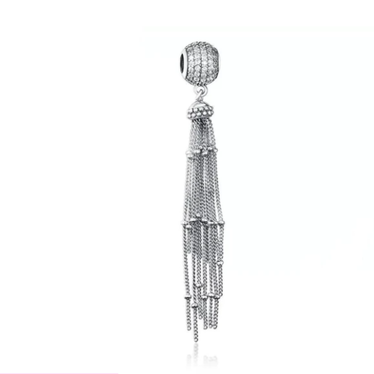 Cubic Zirconia Enchanted Tassle Charm