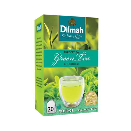 Dilmah Ceylon Green Tea (20 x 2g tagged tea bags)