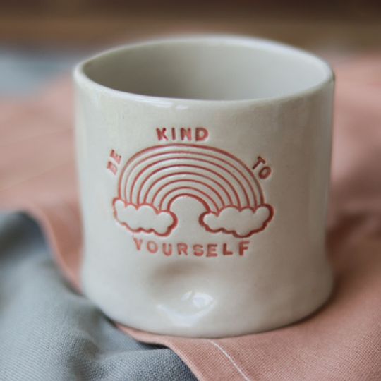 Be kind to yourself tumbler