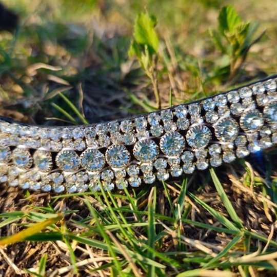 Diamante Browbands - Silver
