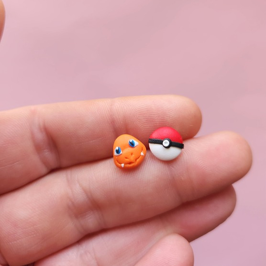 Charmander Studs