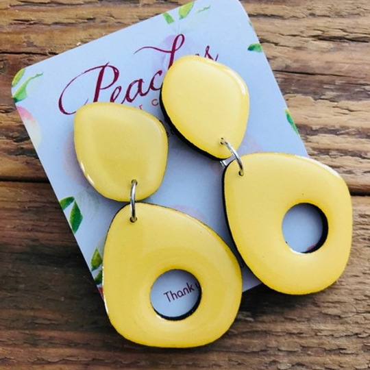 Bright Yellow Wood & Resin Range