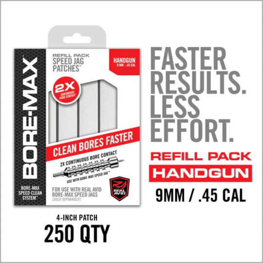 REAL AVID Bore-Max® Speed Jag Patches™ Refill