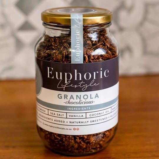 Euphoric Lifestyle Chocolicious Granola 500g jar