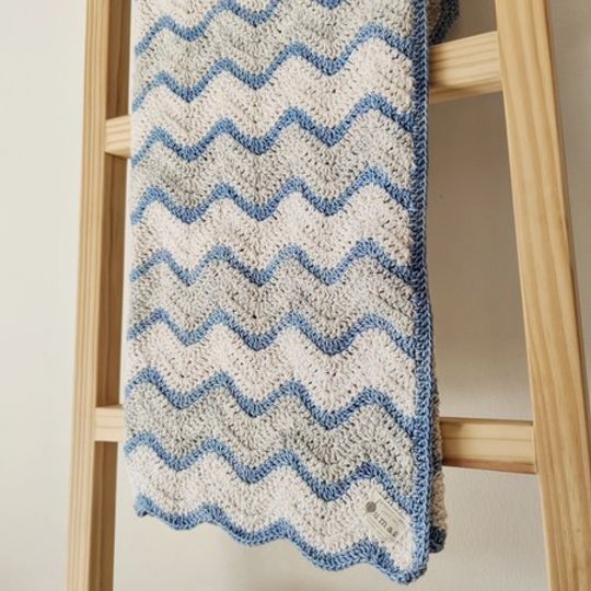 The Peace Blanket (Blue/Grey)