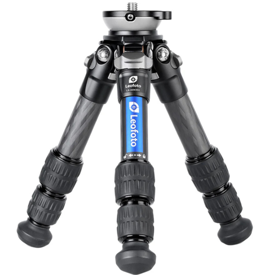 Leofoto Ranger Leveling LS-223CEX + RH-0 Carbon Fiber Tripod Kit