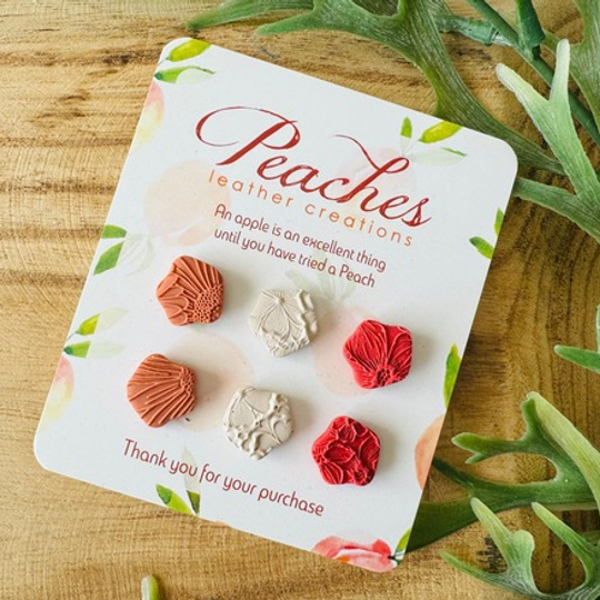 Sunset Collection Studs Polymer Clay