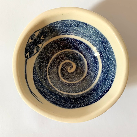 Handmade trinket bowls (blue)
