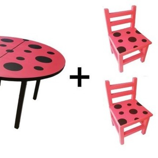 ladybird table and chairs