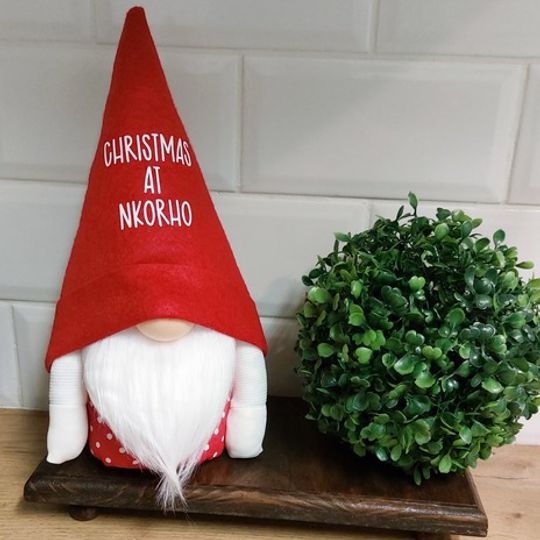 Personalised Christmas Single Gnome (Assorted Colours)