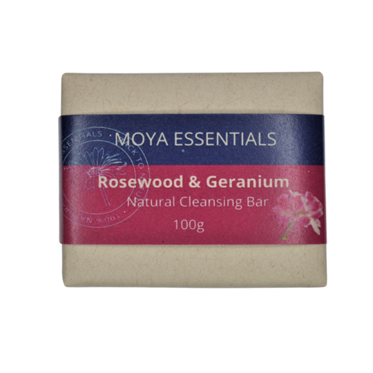 Rosewood & Geranium - Natural Cleansing Bar - 100g