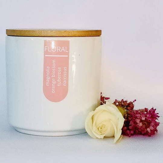 Floral Scented Candle