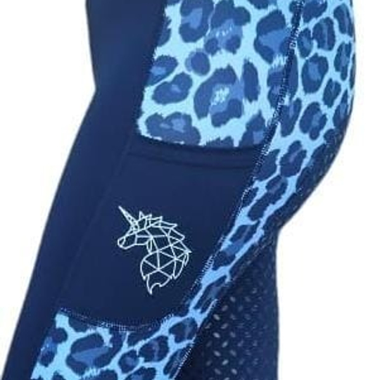 **NEW** Riding Leggings - Grey Leopard
