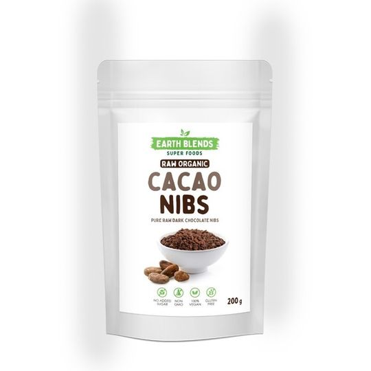 Earthblends Organic Cacao Nibs - (200g)