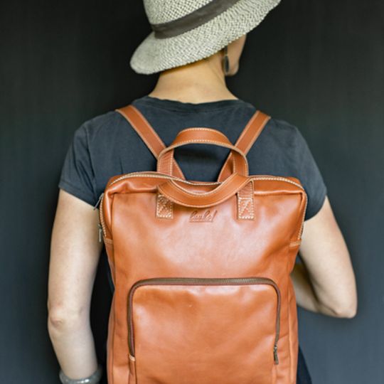 CHARLIE Leather Backpack