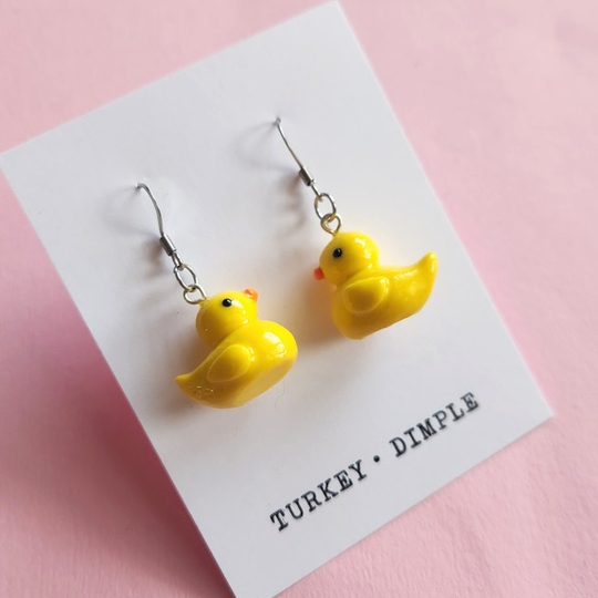 Rubber Ducky Earrings