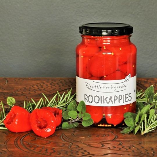 Little Herb Garden Rooikappies/ Pickled Red Peppers
