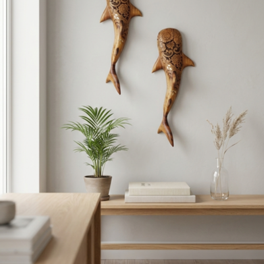 Whale shark wall décor