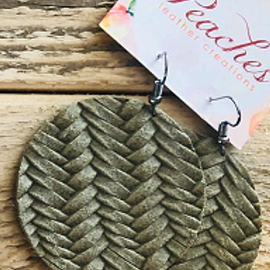Asparagus Green Basketweave