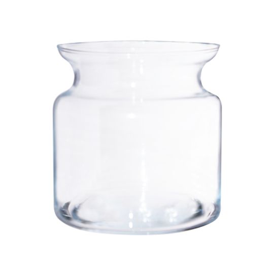 Clear Glass Jar Vase