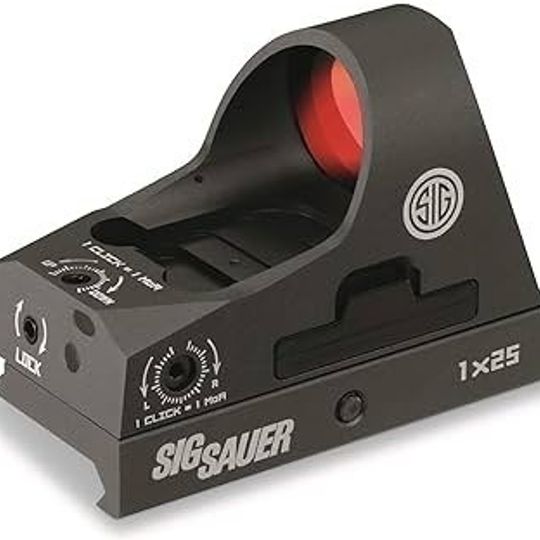 Sig Sauer Romeo3 Reflex Sight 1X25mm 3 MOA Red Dot 1.0 MOA