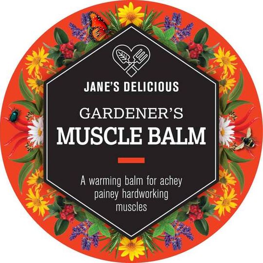 Jane's Delicious Gardener's Muscle Balm 50g