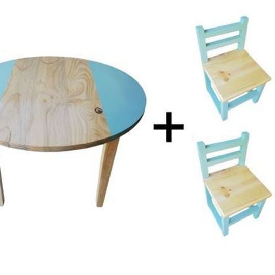 Circular Table (Large) and  4 Chairs Set