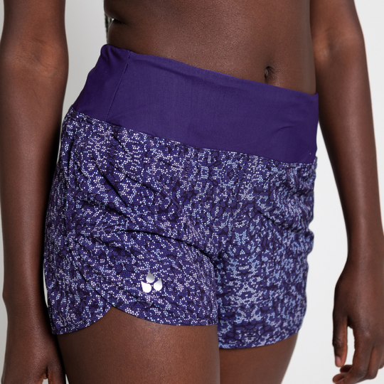 Violet Time to fly Runner Shorts