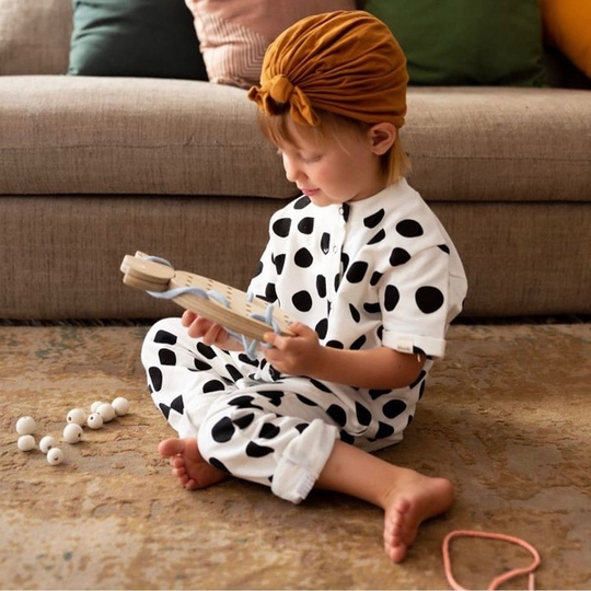 Black and Milk Playsuit - Spot Unizex