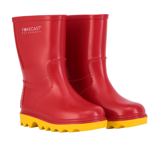 Kiddies Red & Yellow Rain Boot