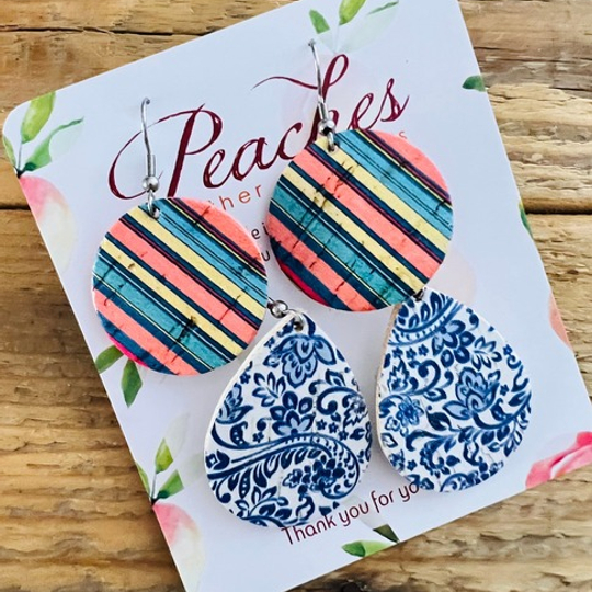 Turkish Blue Paisley Mini's