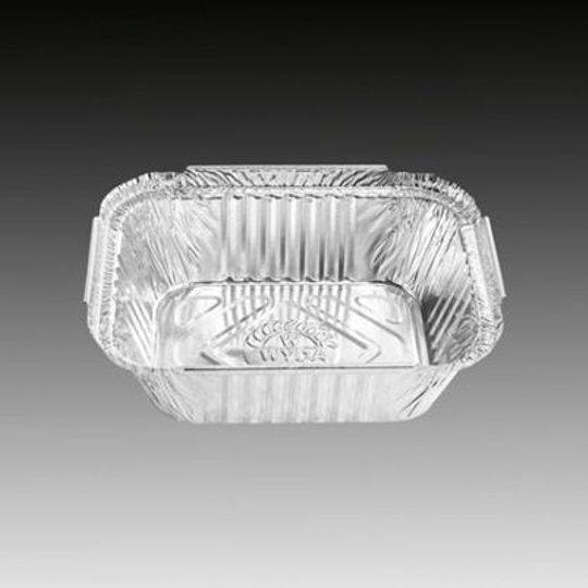 W4133- Single portion, small sized aluminium foil container with 465ml capacit