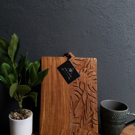 Tropical coffee/cheese board