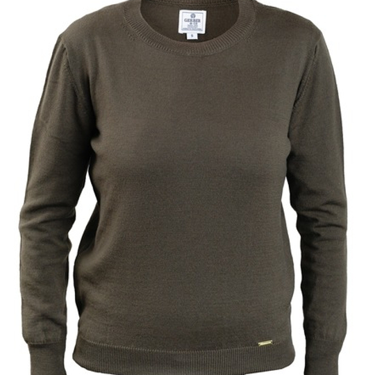 Ladies Crew Neck Jersey l Olive